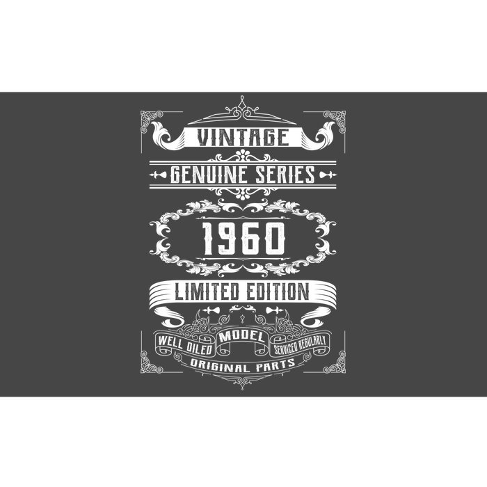 Vintage 60th Birthday Genuine Series 1960 Bumper Sticker