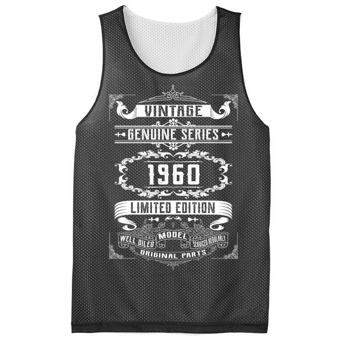 Vintage 60th Birthday Genuine Series 1960 Mesh Reversible Basketball Jersey Tank