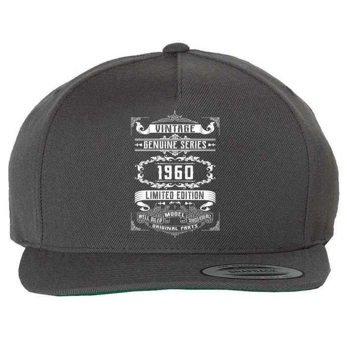 Vintage 60th Birthday Genuine Series 1960 Wool Snapback Cap