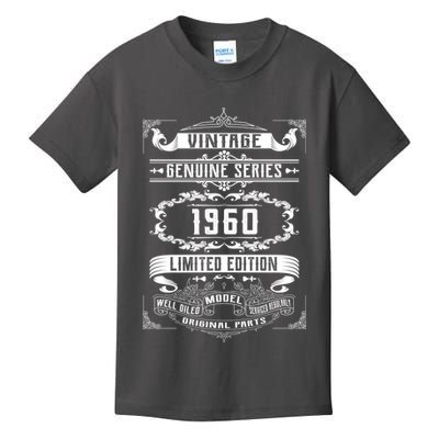 Vintage 60th Birthday Genuine Series 1960 Kids T-Shirt