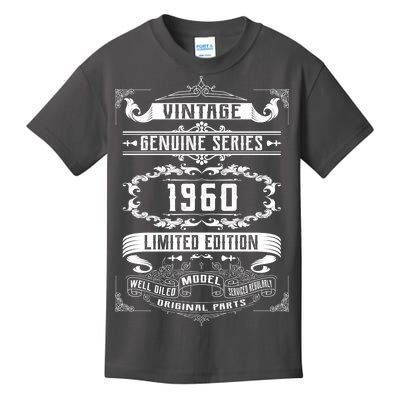 Vintage 60th Birthday Genuine Series 1960 Kids T-Shirt