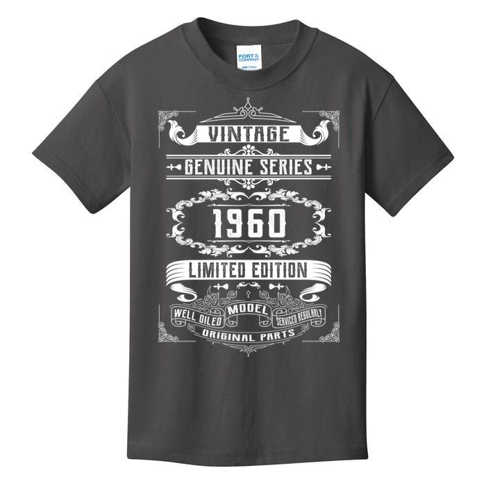 Vintage 60th Birthday Genuine Series 1960 Kids T-Shirt