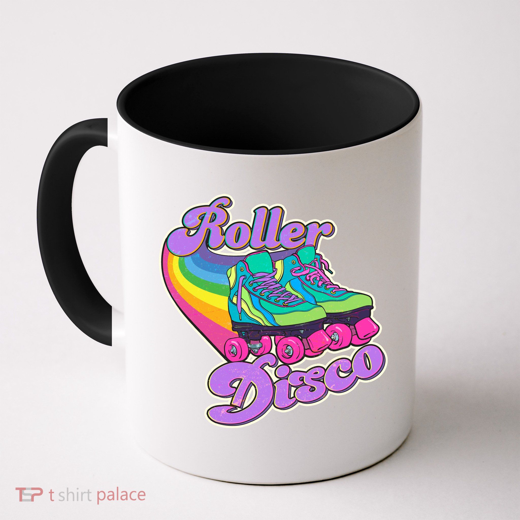 Vintage 80s Retro Roller Disco Skates Mug
