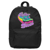 Vintage 80s Retro Roller Disco Skates 16 in Basic Backpack