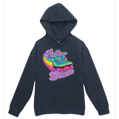 Vintage 80s Retro Roller Disco Skates Urban Pullover Hoodie