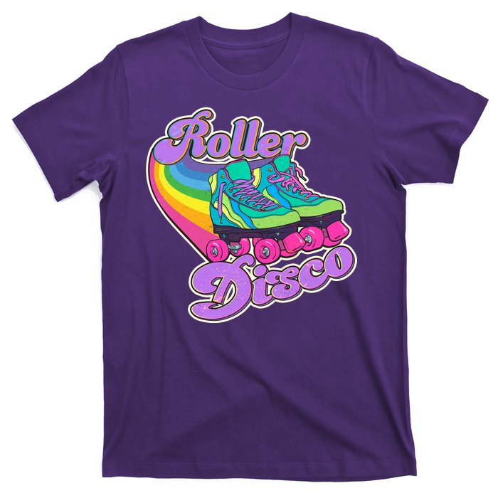 Vintage 80s Retro Roller Disco Skates T-Shirt