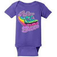 Vintage 80s Retro Roller Disco Skates Baby Bodysuit