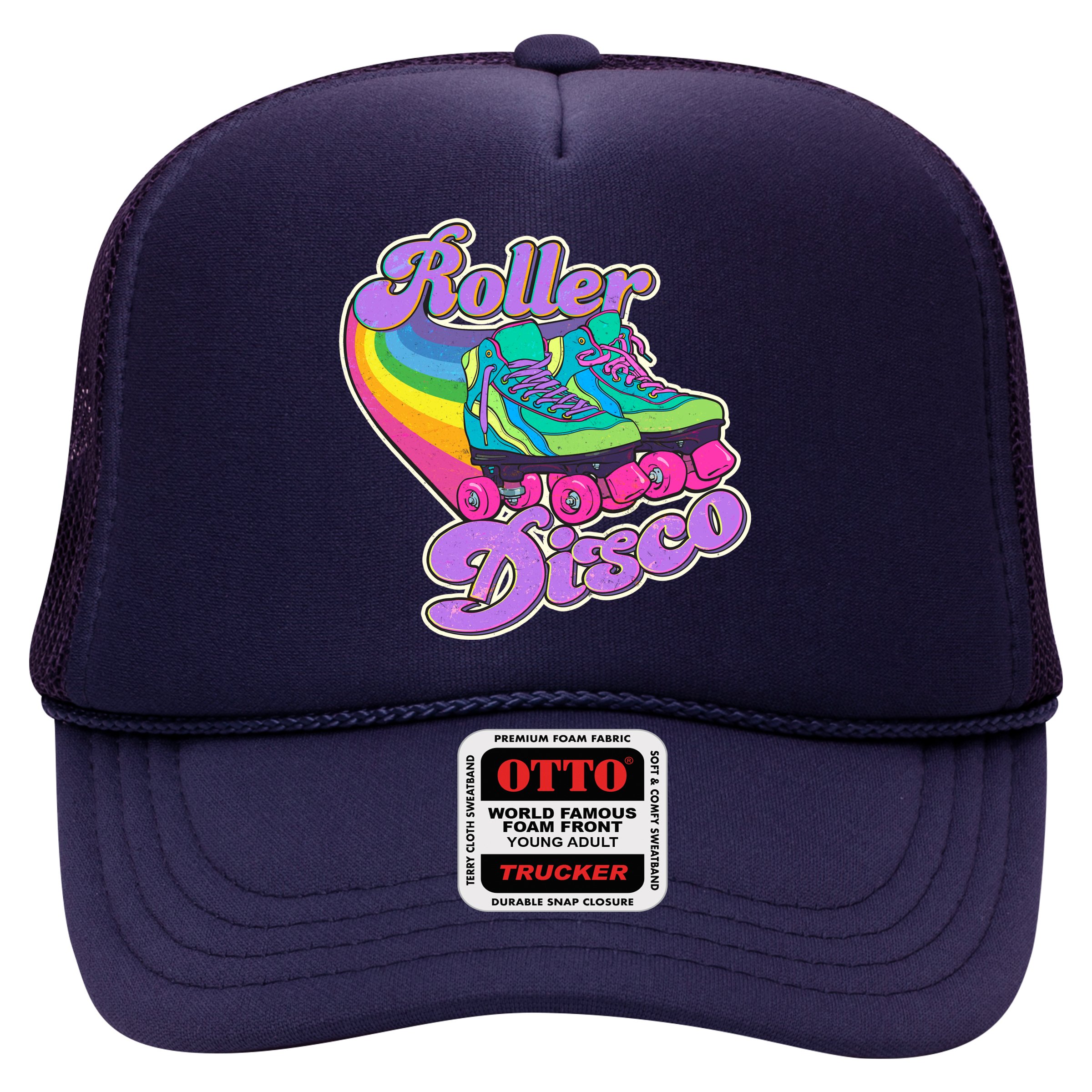 Vintage 80s Retro Roller Disco Skates Hat