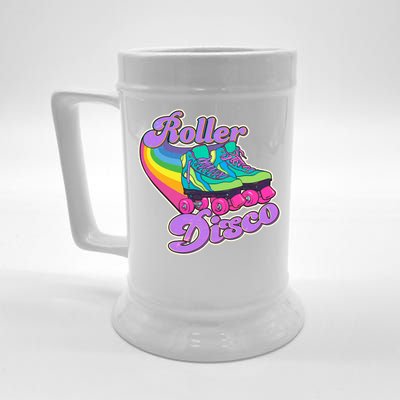 Vintage 80s Retro Roller Disco Skates Beer Stein