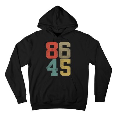 Vintage 86 45 Anti Trump Hoodie