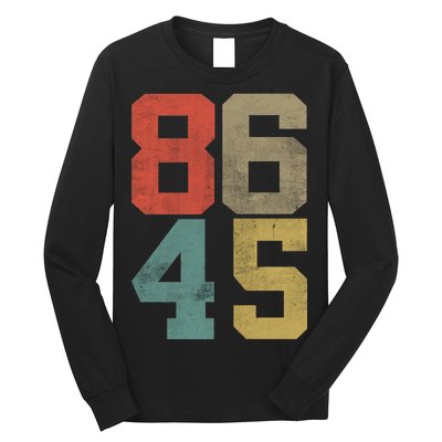 Vintage 86 45 Anti Trump Long Sleeve Shirt