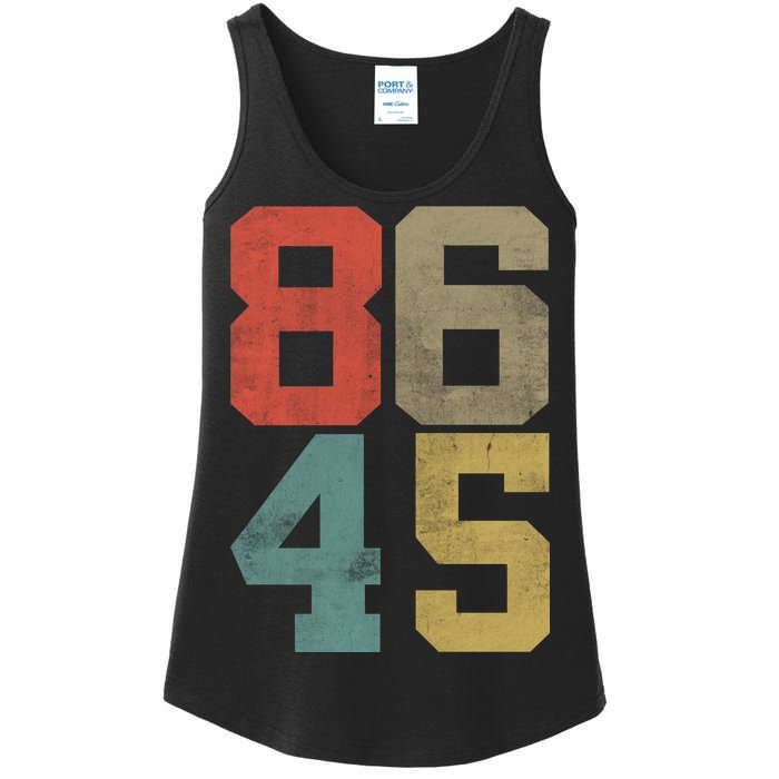 Vintage 86 45 Anti Trump Ladies Essential Tank