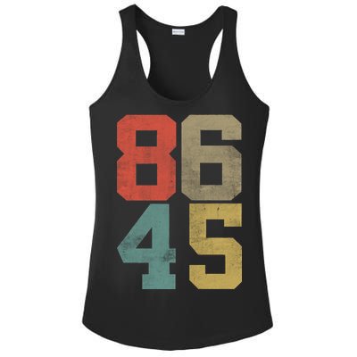 Vintage 86 45 Anti Trump Ladies PosiCharge Competitor Racerback Tank