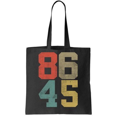 Vintage 86 45 Anti Trump Tote Bag