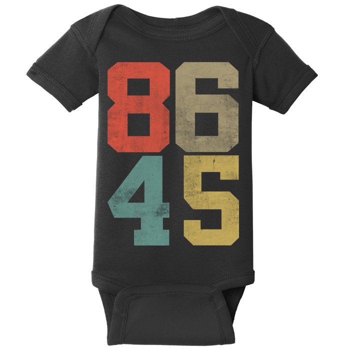 Vintage 86 45 Anti Trump Baby Bodysuit