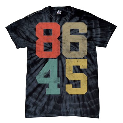 Vintage 86 45 Anti Trump Tie-Dye T-Shirt