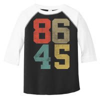 Vintage 86 45 Anti Trump Toddler Fine Jersey T-Shirt