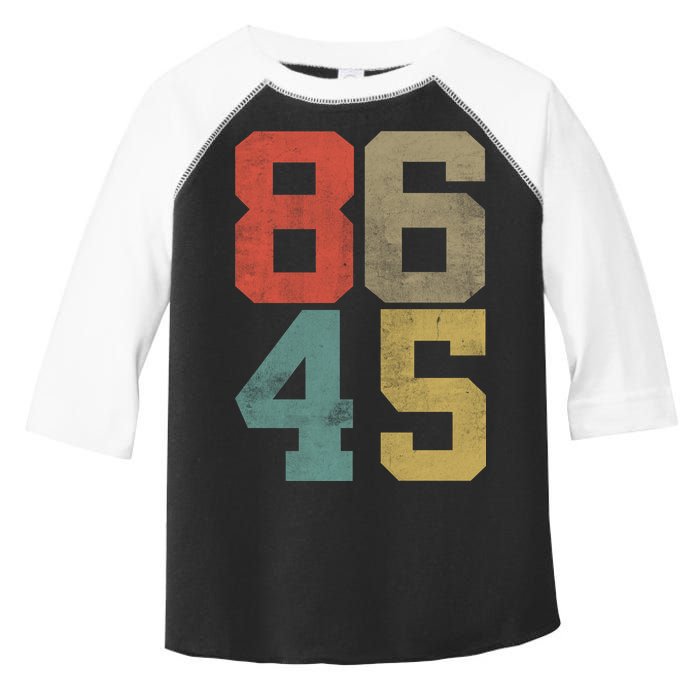 Vintage 86 45 Anti Trump Toddler Fine Jersey T-Shirt