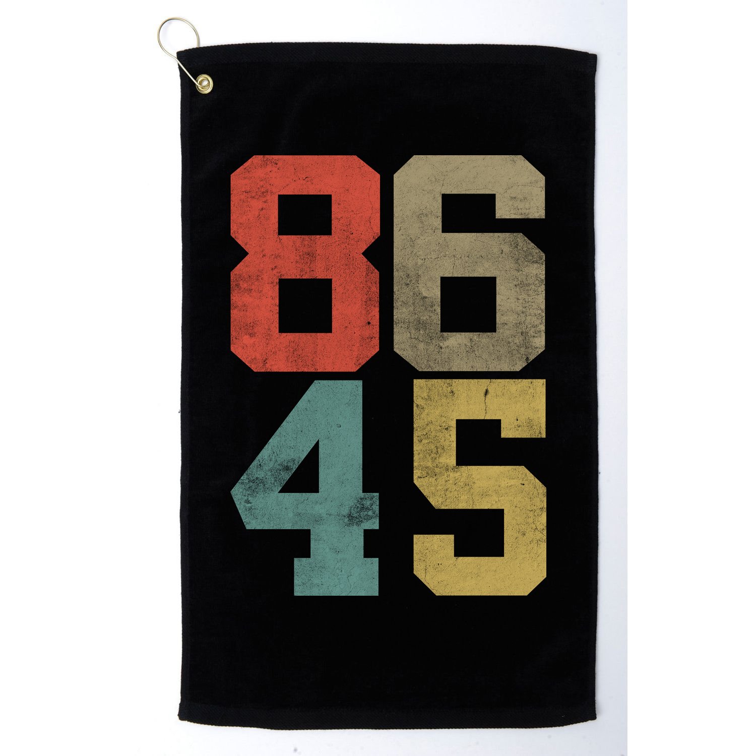 Vintage 86 45 Anti Trump Golf Towel