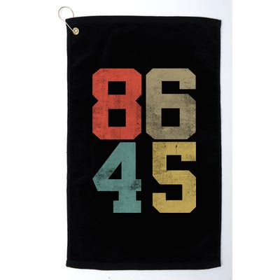 Vintage 86 45 Anti Trump Platinum Collection Golf Towel