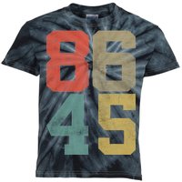 Vintage 86 45 Anti Trump Kids Tie-Dye T-Shirt