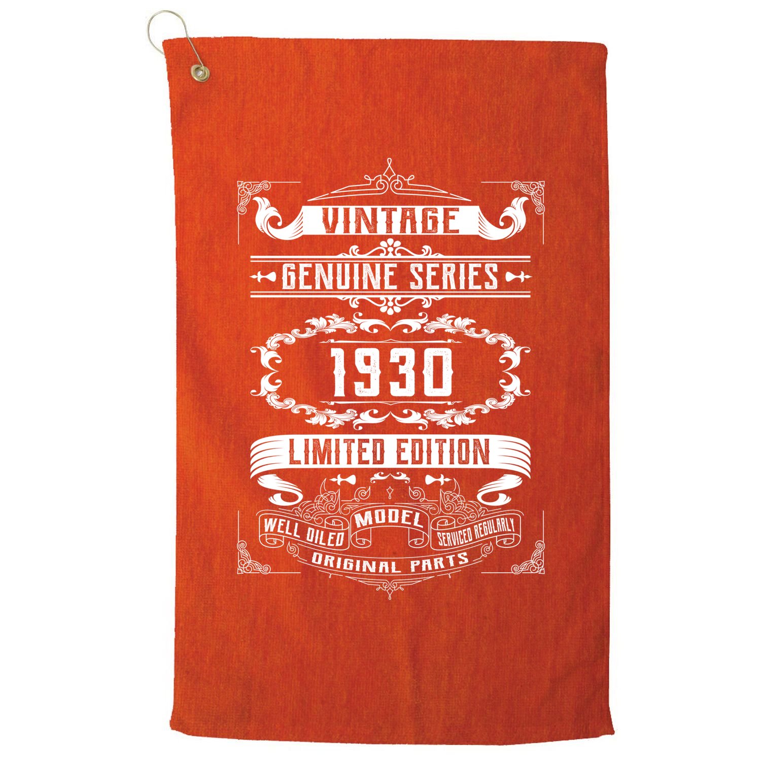 Vintage 90th Birthday Genuine Series 1930 Golf Towel