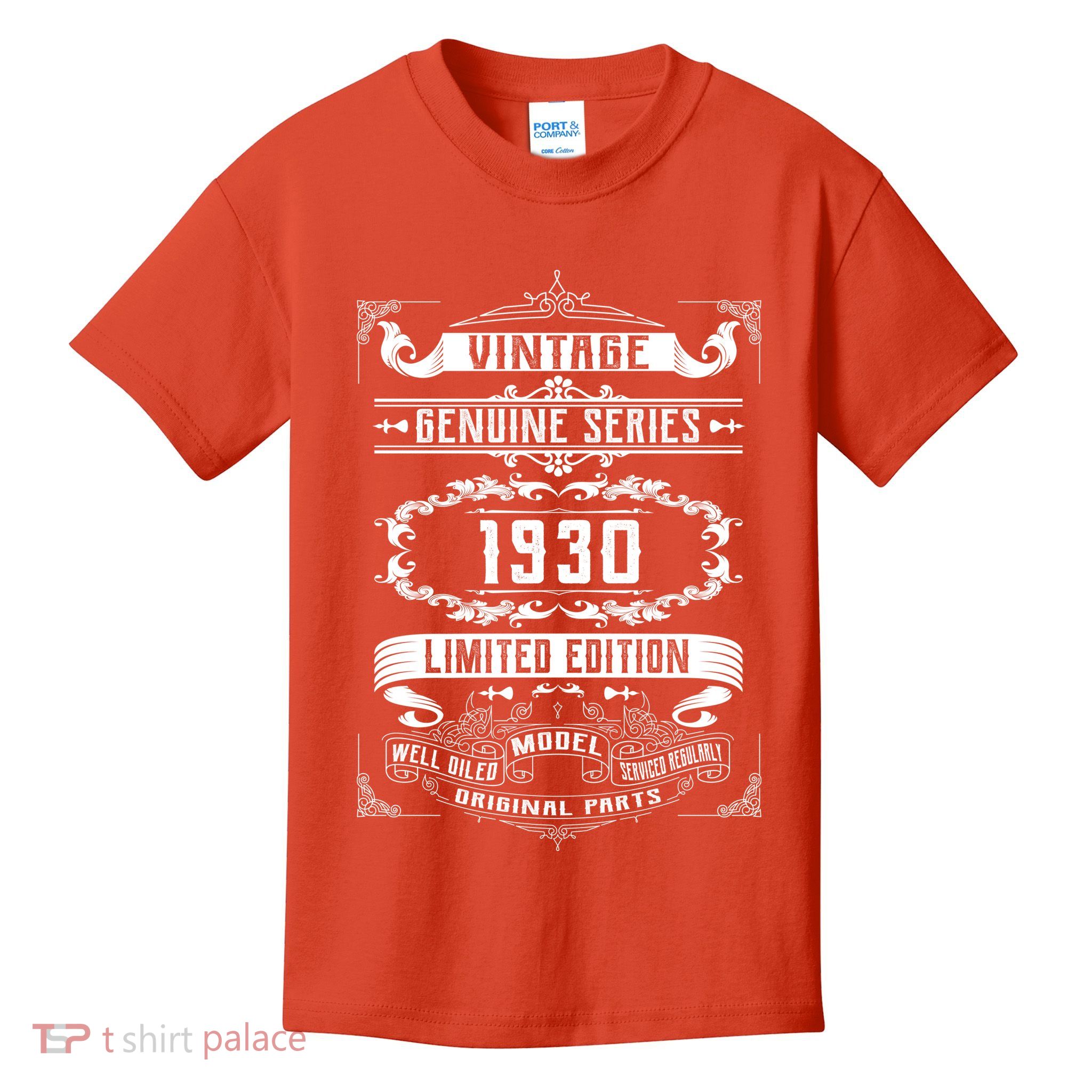 Vintage 90th Birthday Genuine Series 1930 Kids T-Shirt