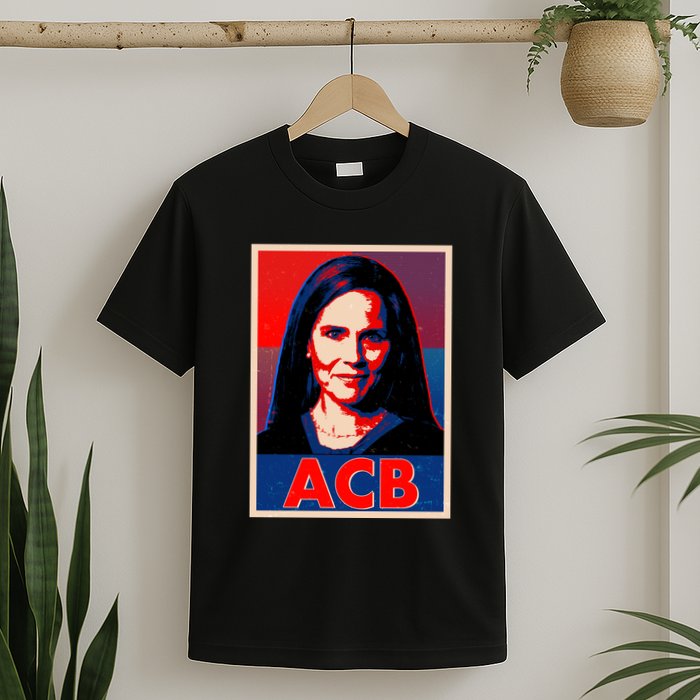 Vintage ACB Amy Coney Barrett Poster  T-Shirt