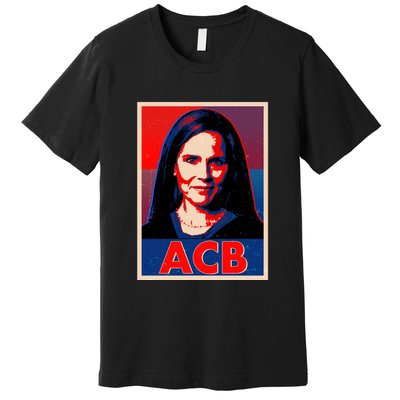 Vintage ACB Amy Coney Barrett Poster  Premium T-Shirt