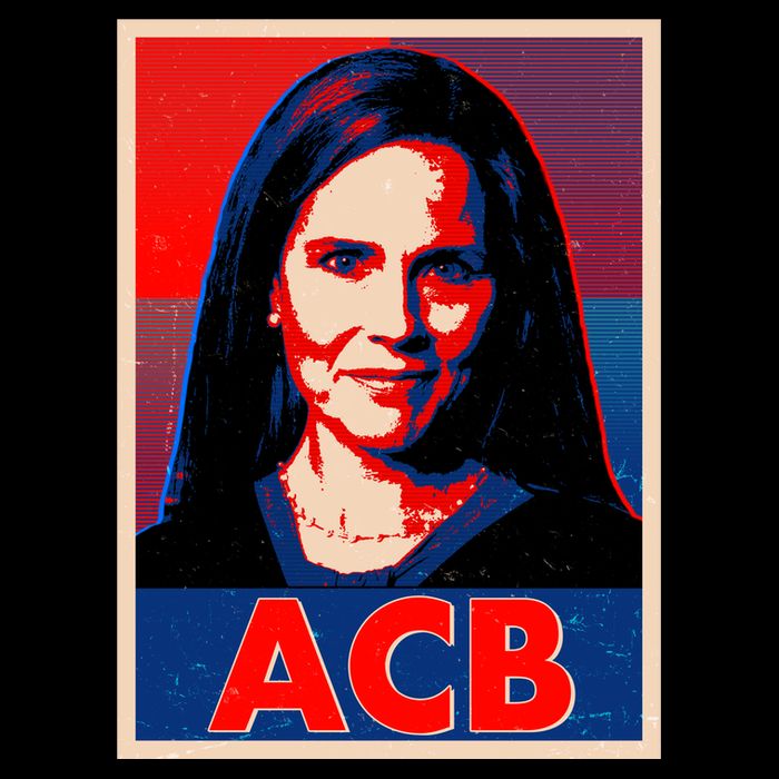 Vintage ACB Amy Coney Barrett Poster  Baby Bodysuit