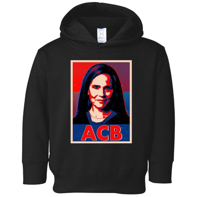 Vintage ACB Amy Coney Barrett Poster  Toddler Hoodie