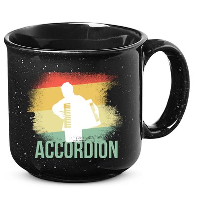 Vintage Accordion 15oz Campfire Ceramic Mug