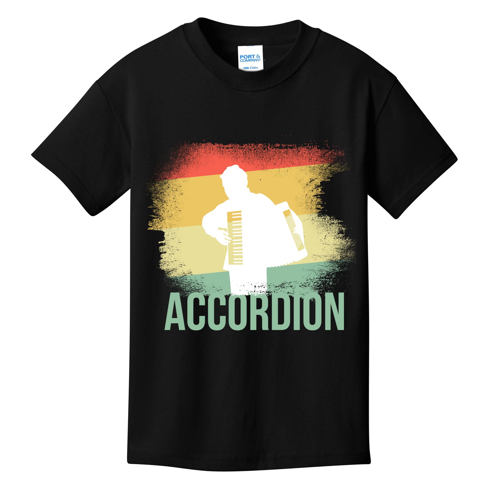 Vintage Accordion Kids T-Shirt