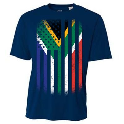 Vintage African Flag Cooling Performance Crew T-Shirt