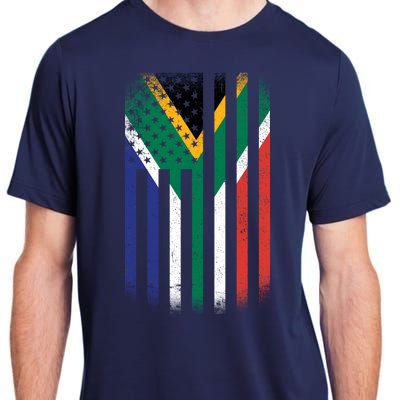 Vintage African Flag Adult ChromaSoft Performance T-Shirt