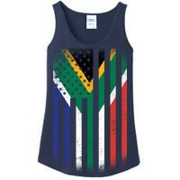 Vintage African Flag Ladies Essential Tank