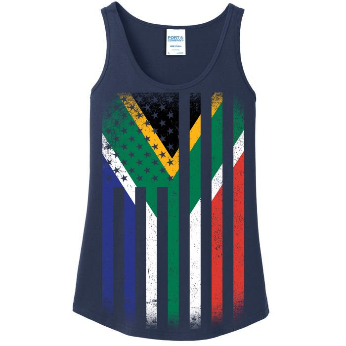 Vintage African Flag Ladies Essential Tank