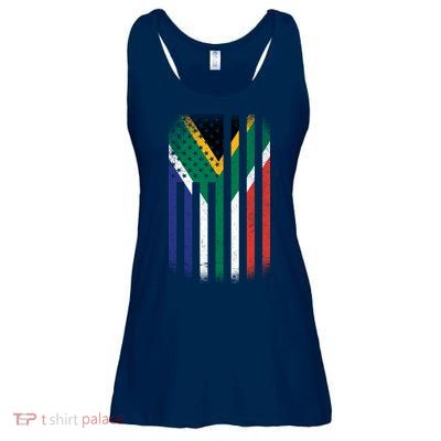Vintage African Flag Ladies Essential Flowy Tank
