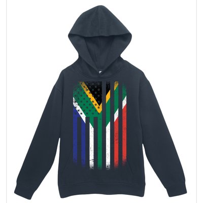 Vintage African Flag Urban Pullover Hoodie