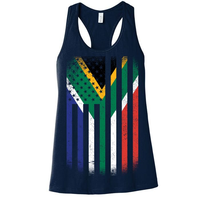 Vintage African Flag Women's Racerback Tank