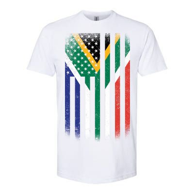 Vintage African Flag Softstyle CVC T-Shirt