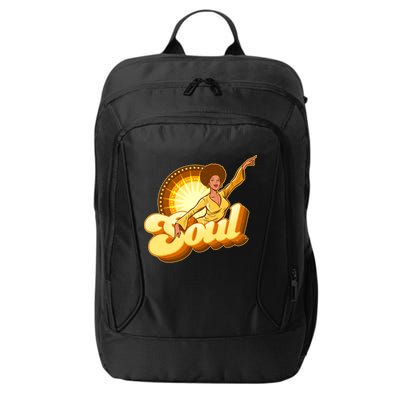 Vintage Afro Soul Retro 70s City Backpack