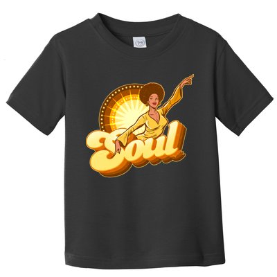 Vintage Afro Soul Retro 70s Toddler T-Shirt