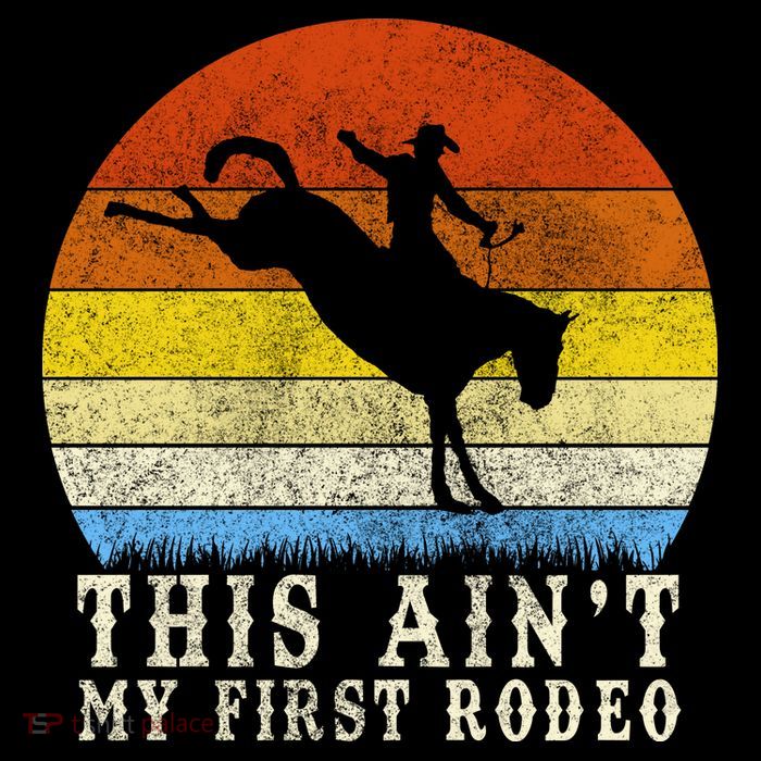 Vintage Ain't My First Rodeo Kids T-Shirt
