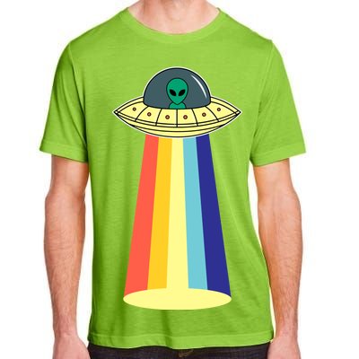 Vintage Alien Tractor Beam Adult ChromaSoft Performance T-Shirt