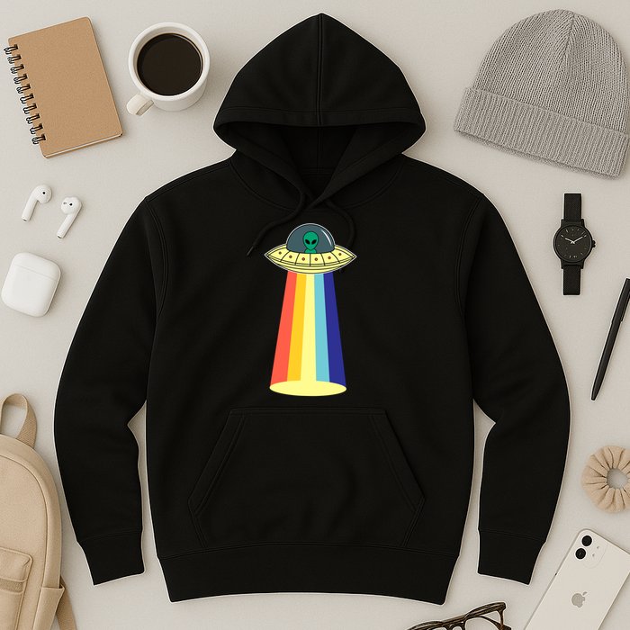 Vintage Alien Tractor Beam Hoodie