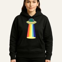 Vintage Alien Tractor Beam Hoodie