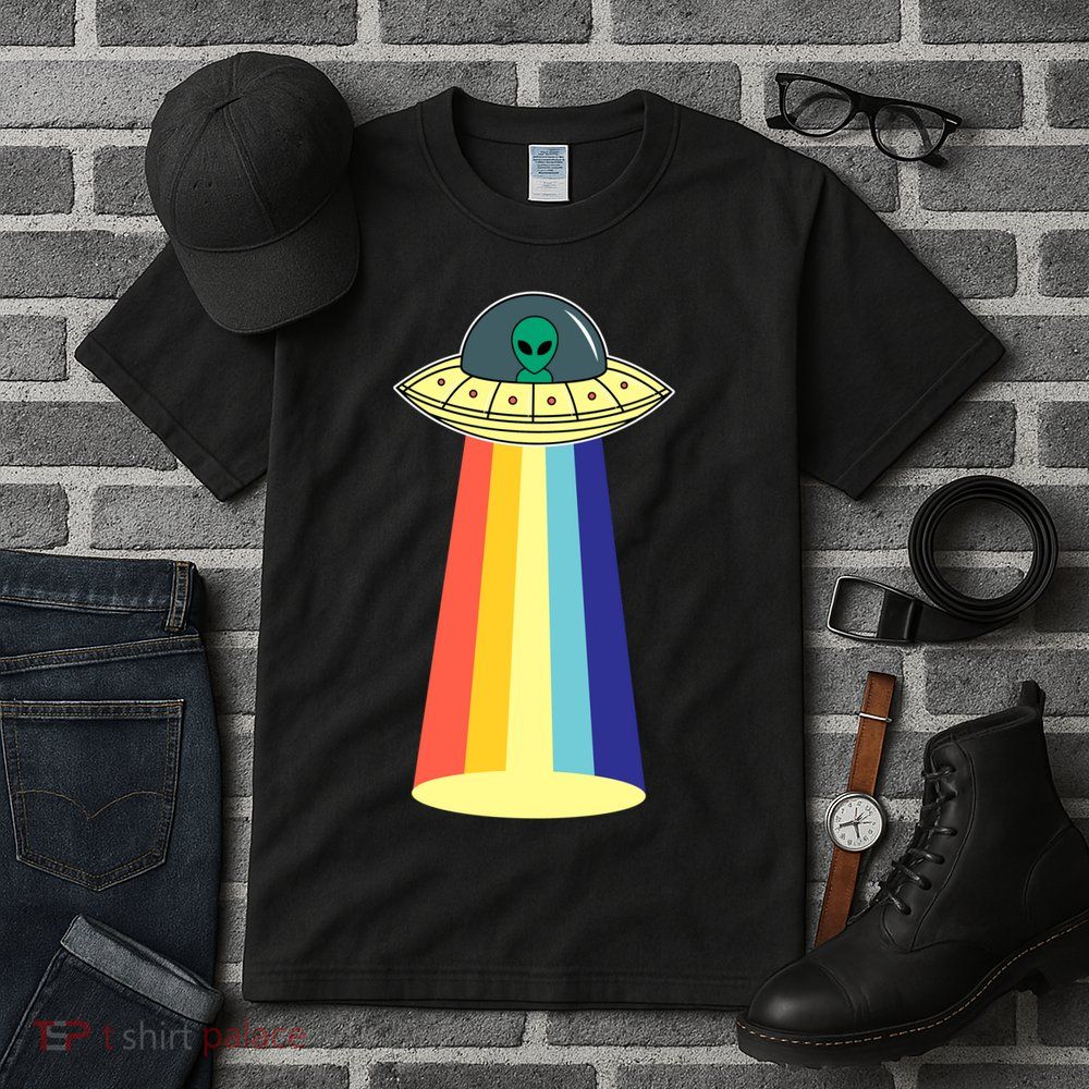 Vintage Alien Tractor Beam Tall T-Shirt