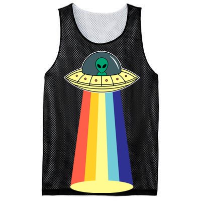 Vintage Alien Tractor Beam Mesh Reversible Basketball Jersey Tank