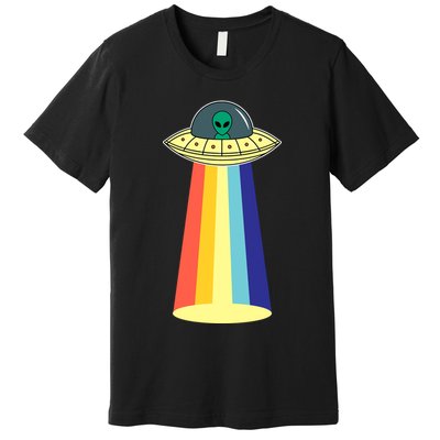 Vintage Alien Tractor Beam Premium T-Shirt